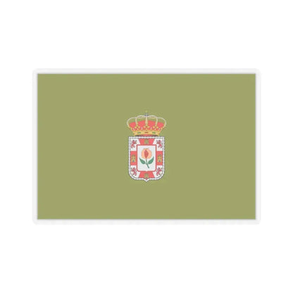 Flag of Granada Spain - STICKER Vinyl Kiss-Cut Decal 6 Inch Transparent - The Sticker Space