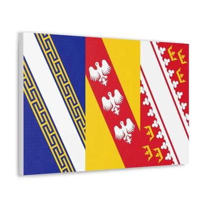 Flag of Grand Est France 2 - Canvas Wall Art - The Sticker Space