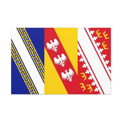 Flag of Grand Est France 2 - Canvas Wall Art - The Sticker Space