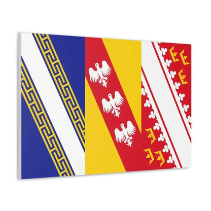 Flag of Grand Est France 2 - Canvas Wall Art - The Sticker Space