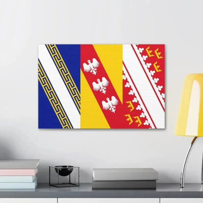 Flag of Grand Est France 2 - Canvas Wall Art - The Sticker Space