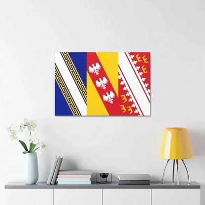 Flag of Grand Est France 2 - Canvas Wall Art - The Sticker Space
