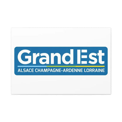 Flag of Grand Est France - Canvas Wall Art 36" x 24" 1.25" - The Sticker Space