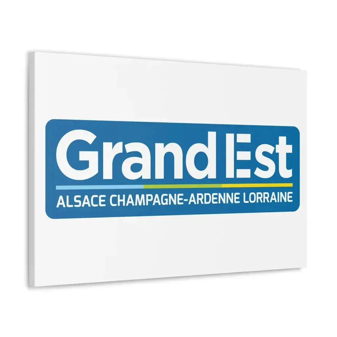Flag of Grand Est France - Canvas Wall Art - The Sticker Space