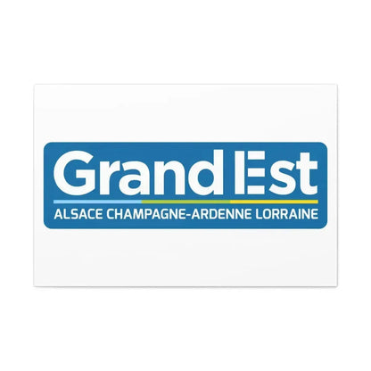 Flag of Grand Est France - Canvas Wall Art - The Sticker Space