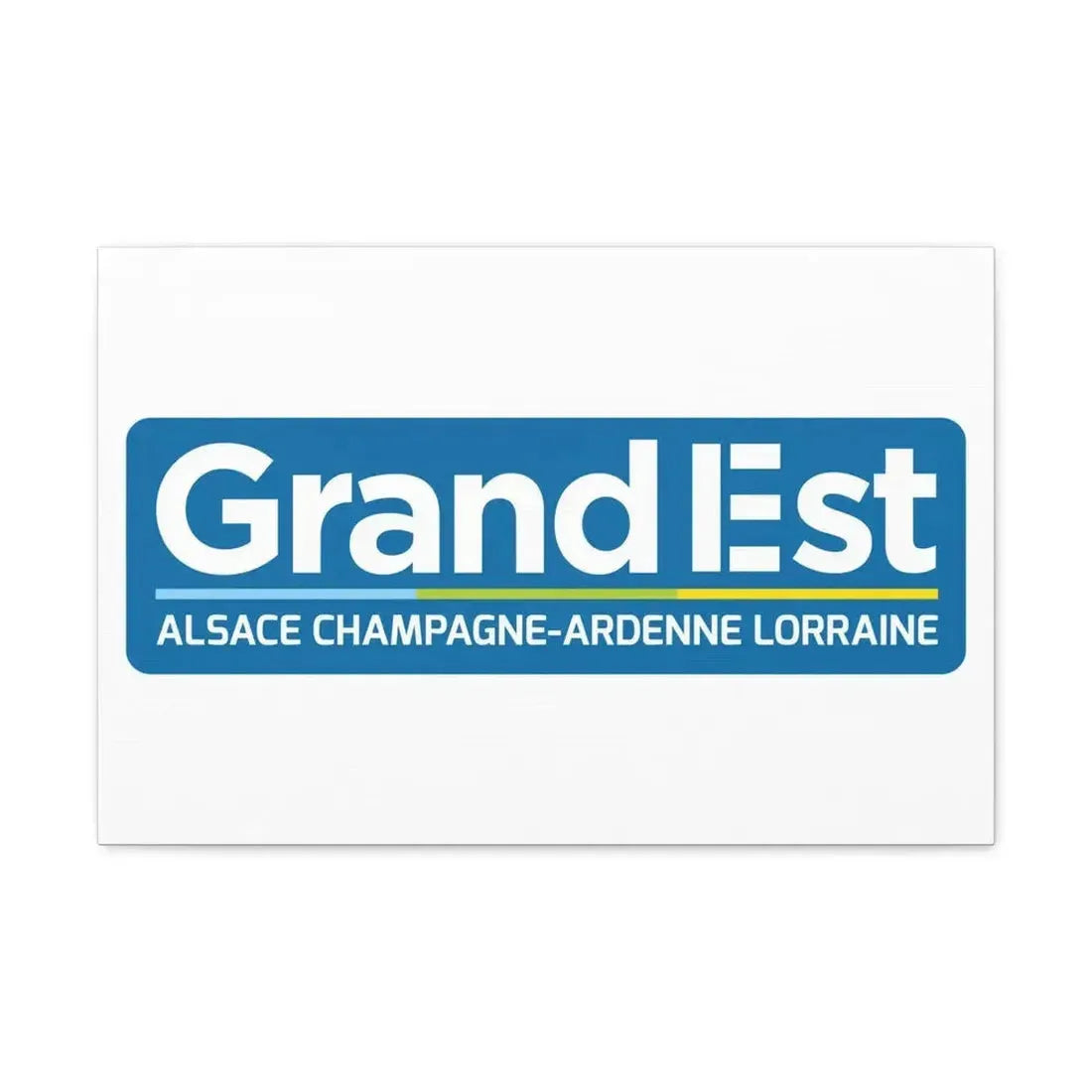 Flag of Grand Est France - Canvas Wall Art - The Sticker Space