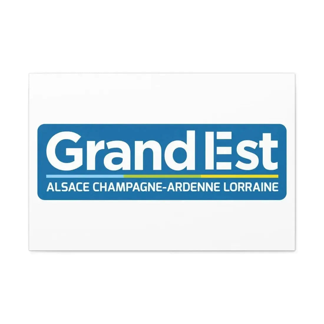 Flag of Grand Est France - Canvas Wall Art - The Sticker Space