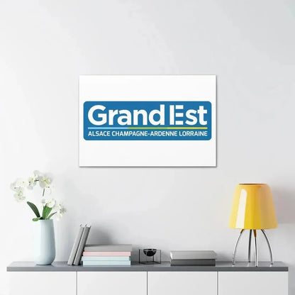 Flag of Grand Est France - Canvas Wall Art - The Sticker Space