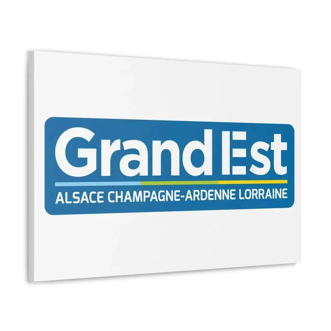 Flag of Grand Est France - Canvas Wall Art - The Sticker Space