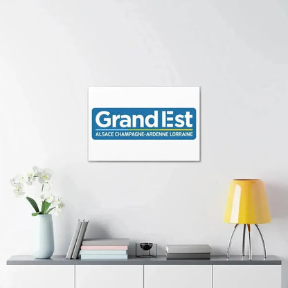 Flag of Grand Est France - Canvas Wall Art - The Sticker Space