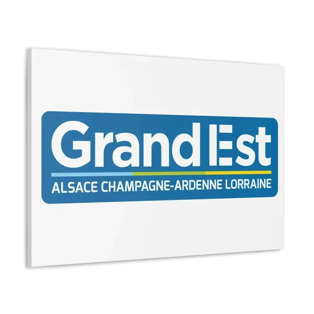 Flag of Grand Est France - Canvas Wall Art - The Sticker Space