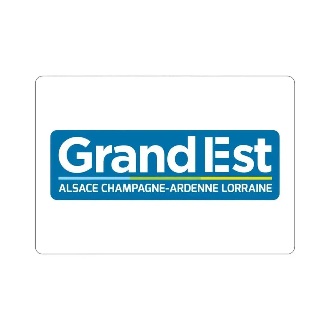 Flag of Grand Est France STICKER Vinyl Die-Cut Decal 6 Inch - The Sticker Space