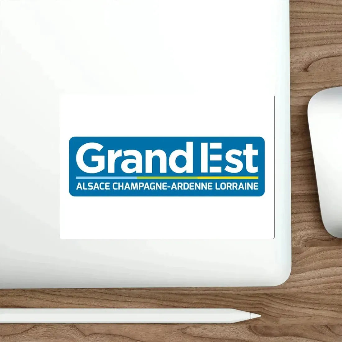 Flag of Grand Est France STICKER Vinyl Die-Cut Decal - The Sticker Space