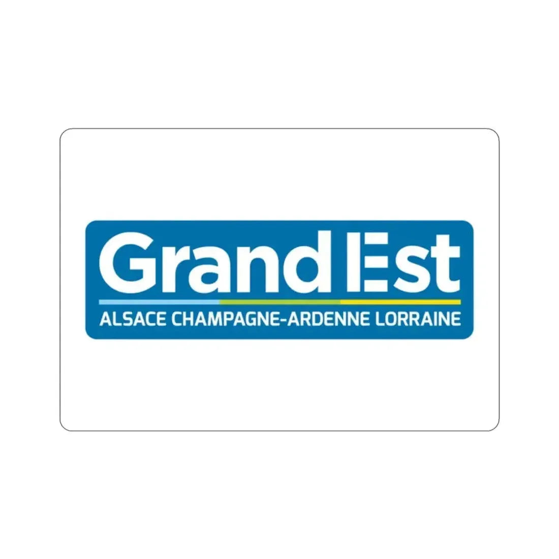 Flag of Grand Est France STICKER Vinyl Die-Cut Decal - The Sticker Space