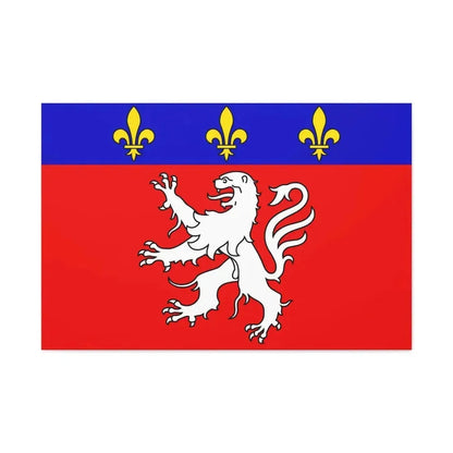 Flag of Grand Lyon France 2 - Canvas Wall Art - The Sticker Space