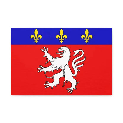 Flag of Grand Lyon France 2 - Canvas Wall Art - The Sticker Space