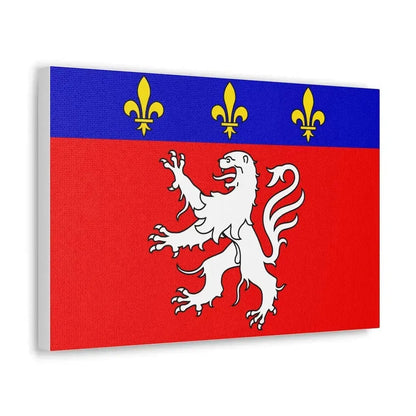 Flag of Grand Lyon France 2 - Canvas Wall Art - The Sticker Space