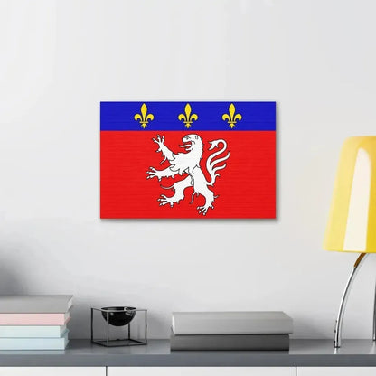 Flag of Grand Lyon France 2 - Canvas Wall Art - The Sticker Space
