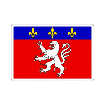 Flag of Grand Lyon France 2 STICKER Vinyl Die-Cut Decal 5 Inch - The Sticker Space