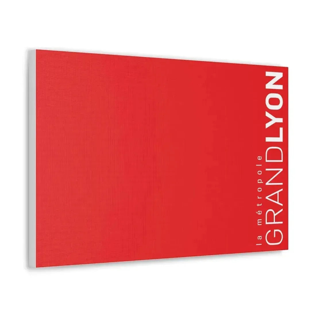 Flag of Grand Lyon France - Canvas Wall Art - The Sticker Space