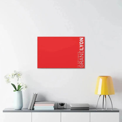 Flag of Grand Lyon France - Canvas Wall Art - The Sticker Space