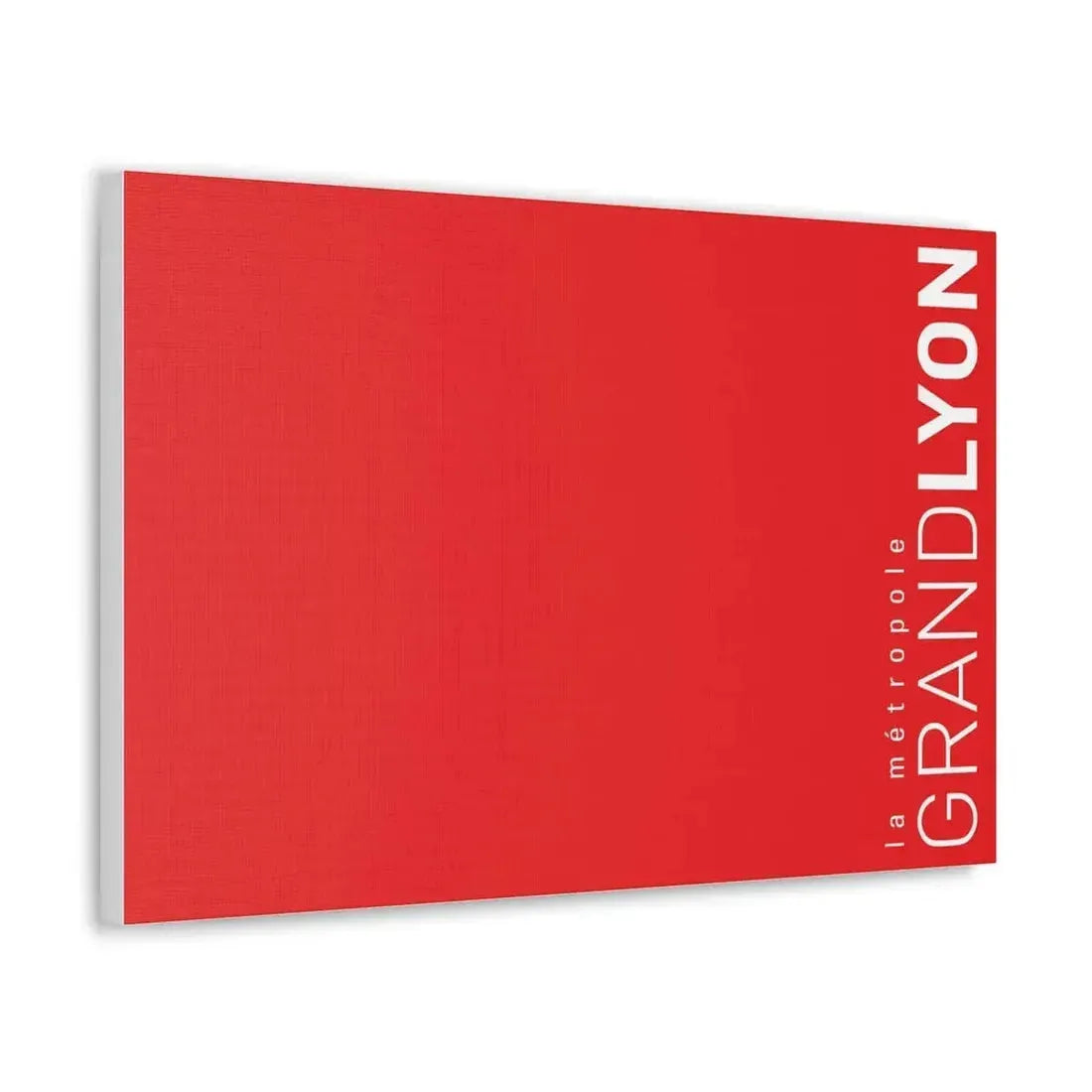 Flag of Grand Lyon France - Canvas Wall Art - The Sticker Space