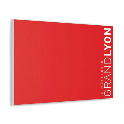 Flag of Grand Lyon France - Canvas Wall Art - The Sticker Space