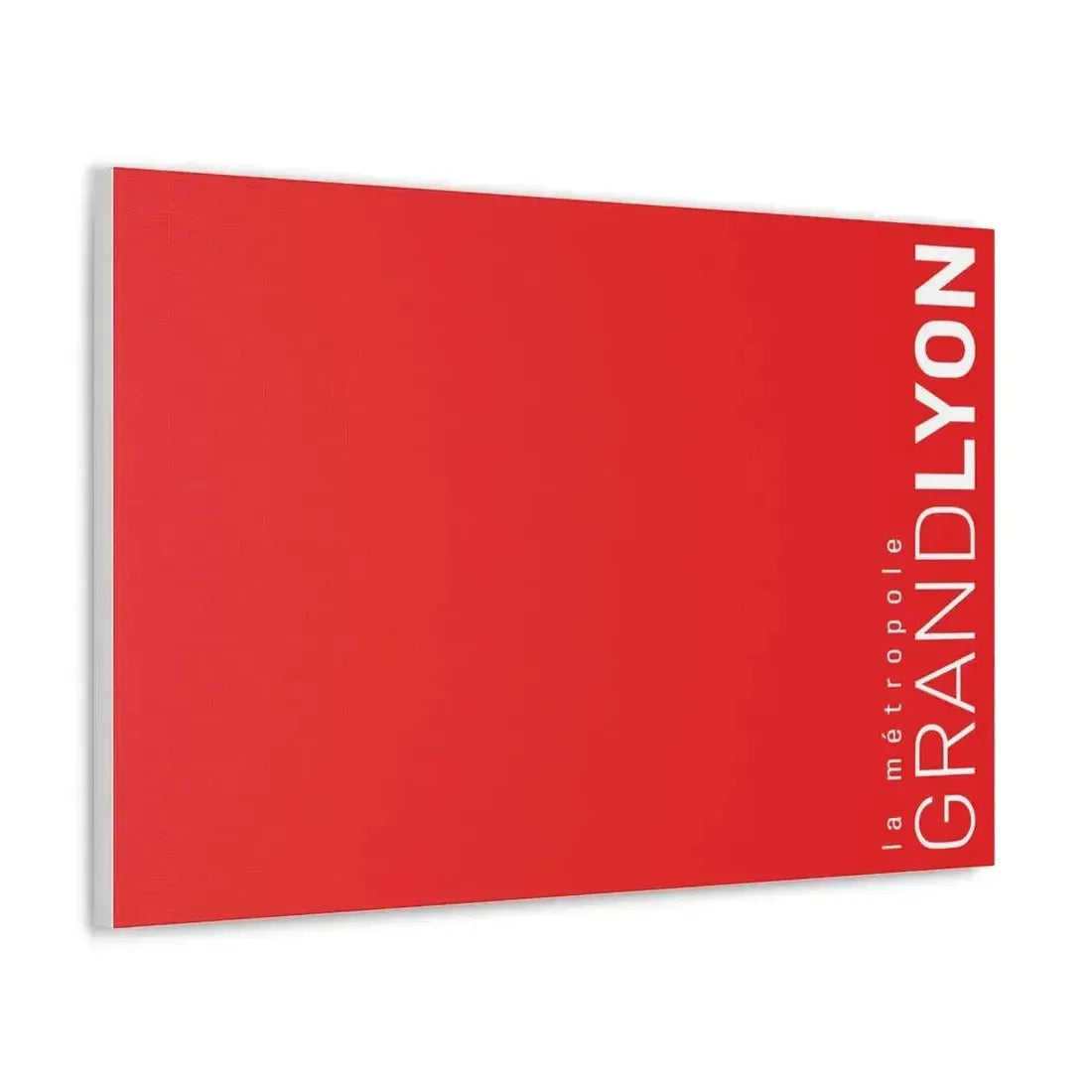 Flag of Grand Lyon France - Canvas Wall Art - The Sticker Space