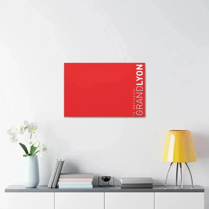 Flag of Grand Lyon France - Canvas Wall Art - The Sticker Space
