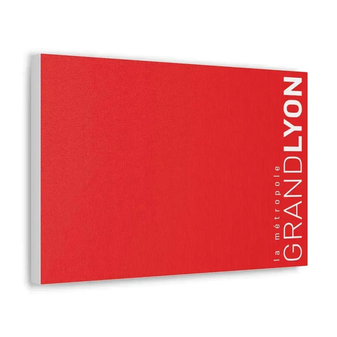 Flag of Grand Lyon France - Canvas Wall Art - The Sticker Space