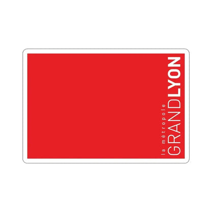 Flag of Grand Lyon France STICKER Vinyl Die-Cut Decal 5 Inch - The Sticker Space