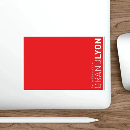 Flag of Grand Lyon France STICKER Vinyl Die-Cut Decal - The Sticker Space