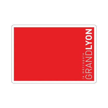 Flag of Grand Lyon France STICKER Vinyl Die-Cut Decal - The Sticker Space