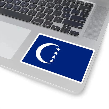 Flag of Grande Comore (Comoros) STICKER Vinyl Kiss-Cut Decal - The Sticker Space