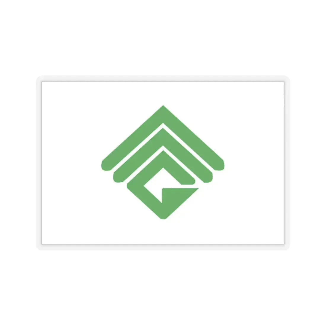 Flag of Grandview, Missouri - STICKER Vinyl Kiss-Cut Decal 2 Inch Transparent - The Sticker Space