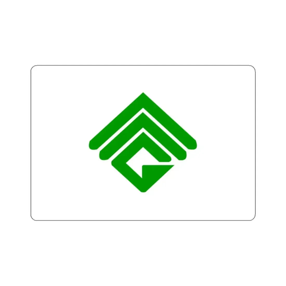 Flag of Grandview, Missouri - STICKER Vinyl Kiss-Cut Decal 2 Inch White - The Sticker Space