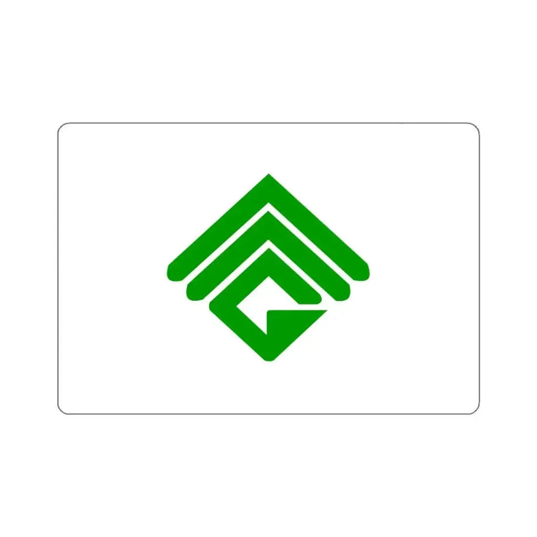 Flag of Grandview, Missouri - STICKER Vinyl Kiss-Cut Decal 6 Inch White - The Sticker Space