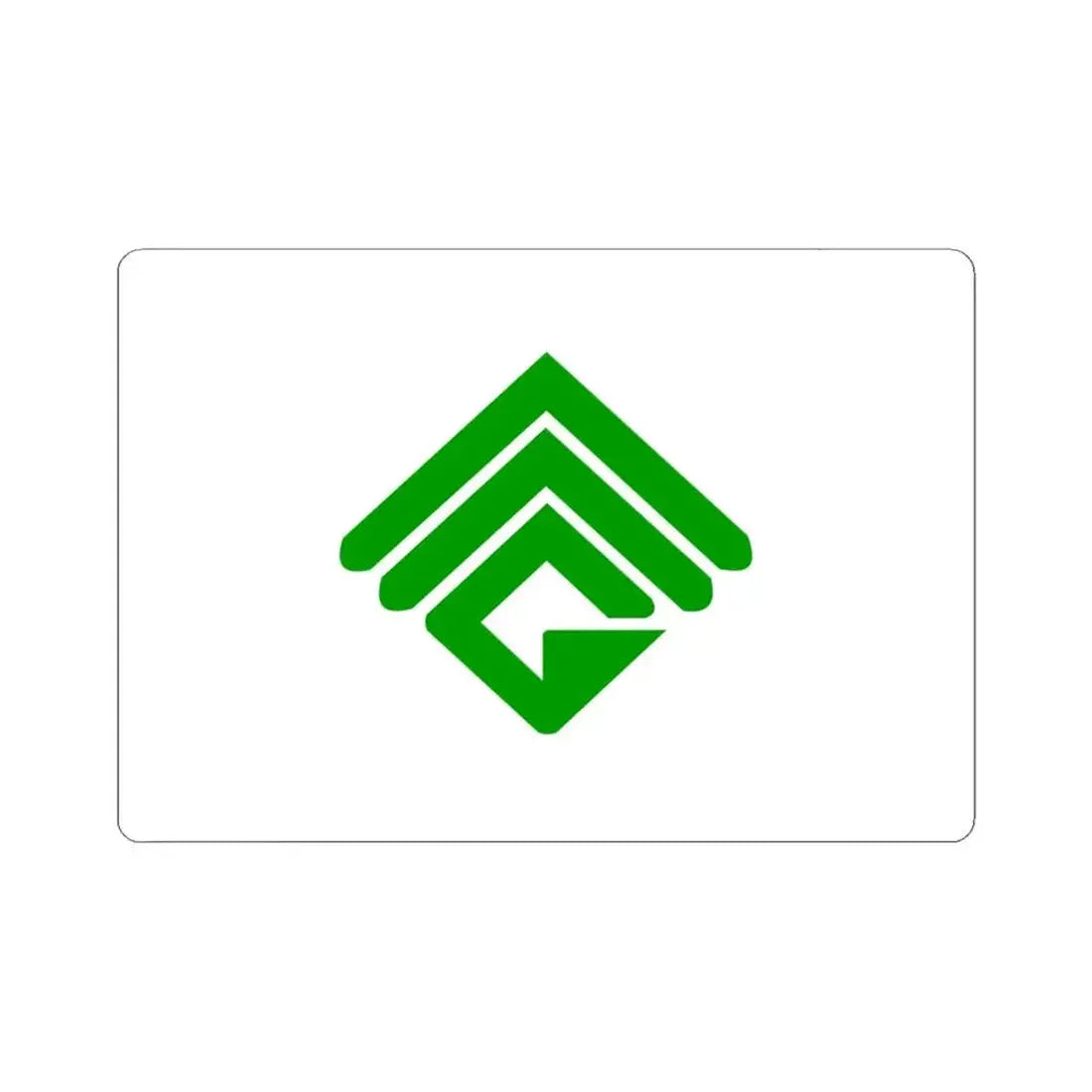 Flag of Grandview Missouri (United States) STICKER Vinyl Kiss-Cut Decal 4 Inch White - The Sticker Space
