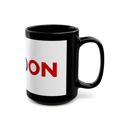 Flag of Greater London UK - Black Coffee Mug-The Sticker Space