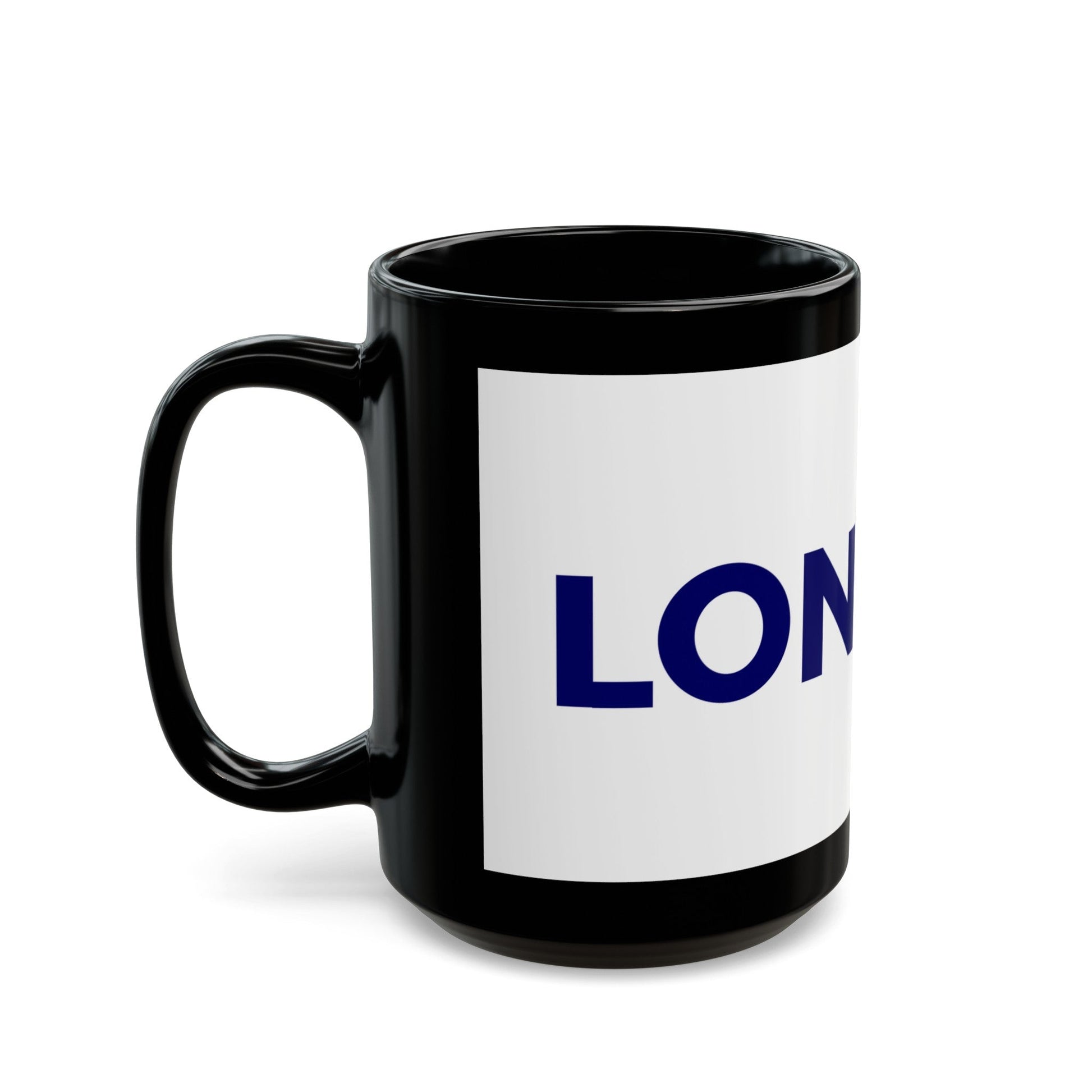 Flag of Greater London UK - Black Coffee Mug-The Sticker Space