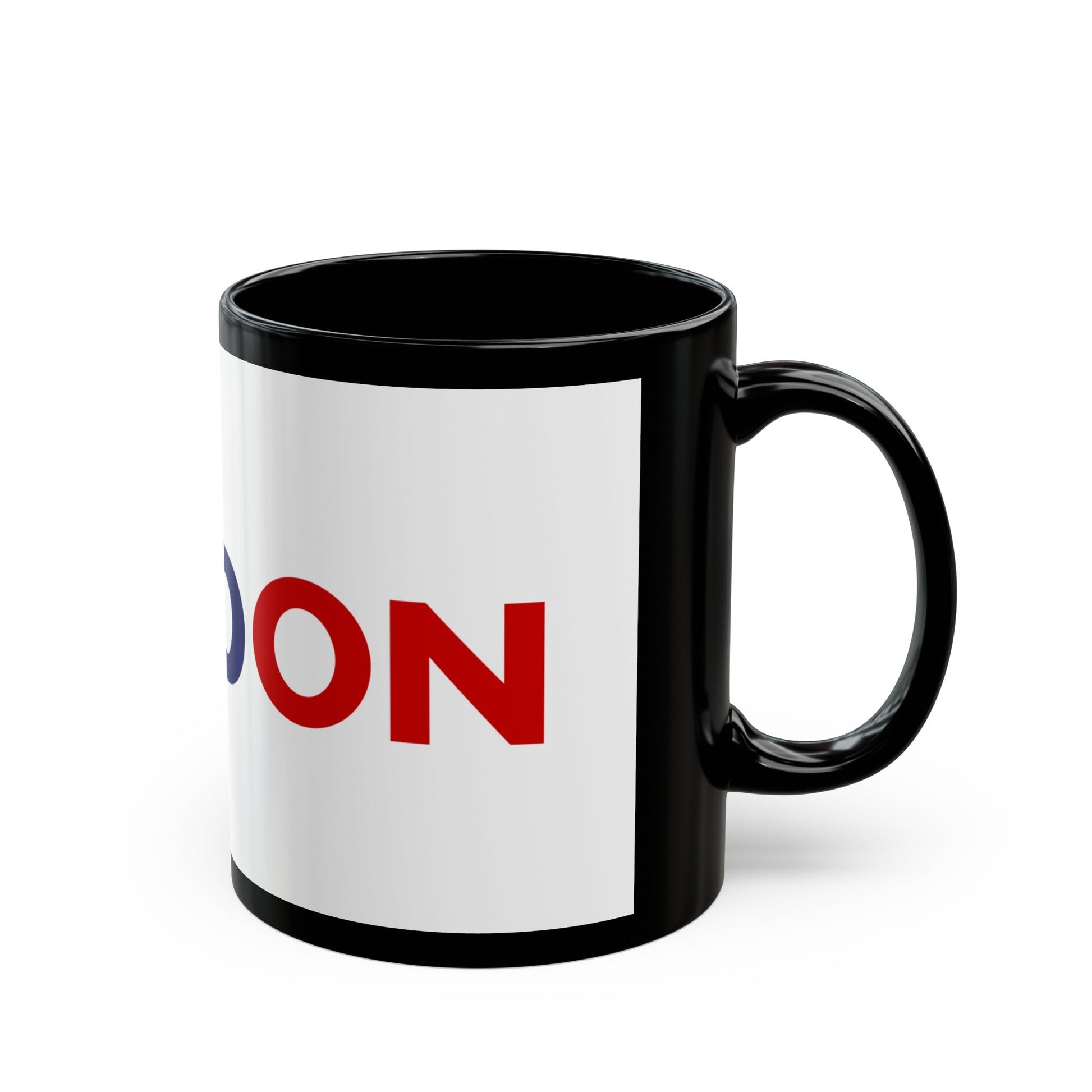 Flag of Greater London UK - Black Coffee Mug-The Sticker Space