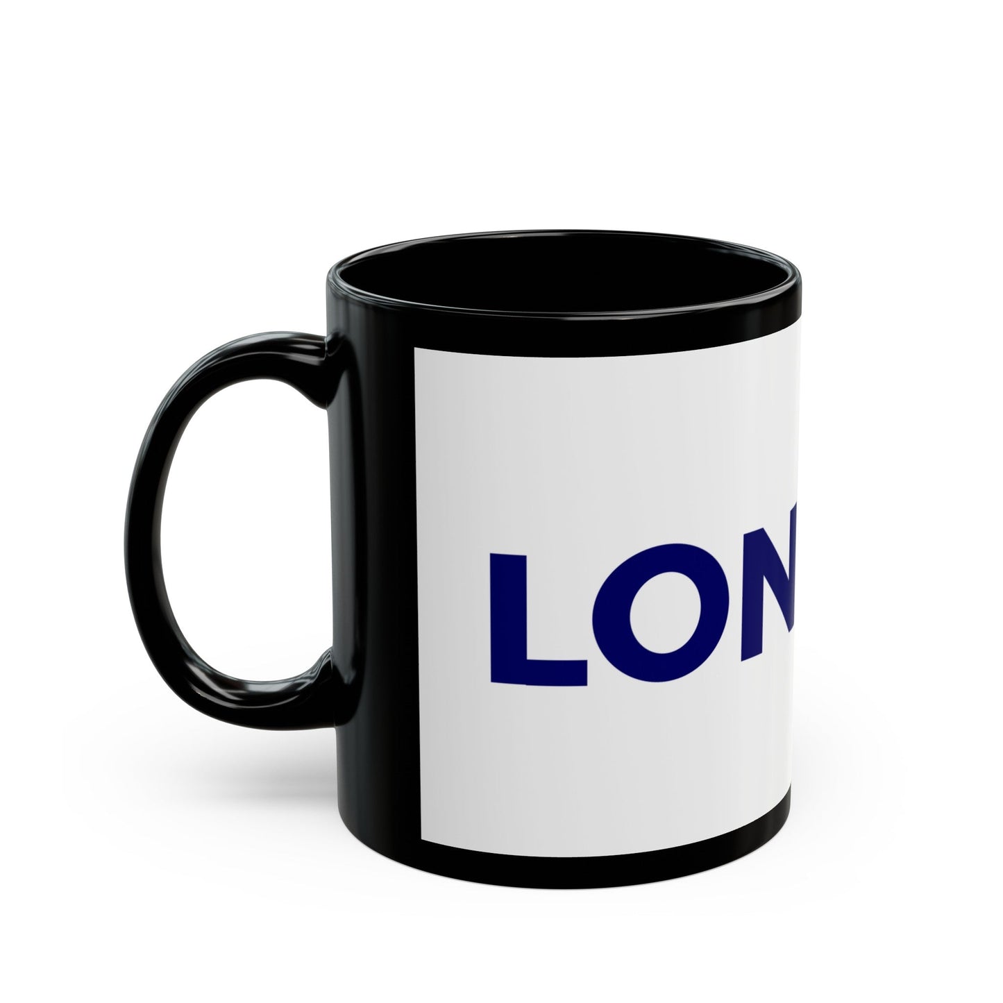 Flag of Greater London UK - Black Coffee Mug-The Sticker Space