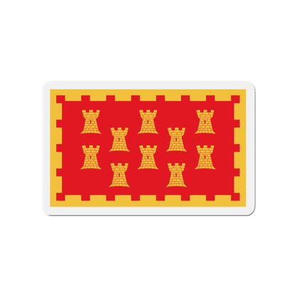 Flag of Greater Manchester UK - Die-Cut Magnet-3" x 3"-The Sticker Space