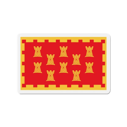 Flag of Greater Manchester UK - Refrigerator Magnet 2 Inch - The Sticker Space
