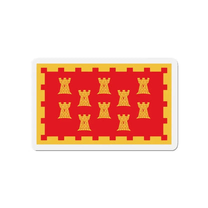 Flag of Greater Manchester UK - Refrigerator Magnet 4 Inch - The Sticker Space