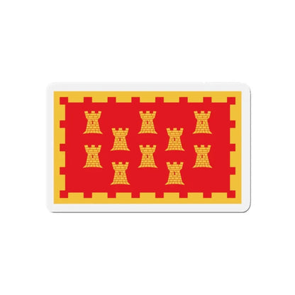 Flag of Greater Manchester UK - Refrigerator Magnet 5 Inch - The Sticker Space