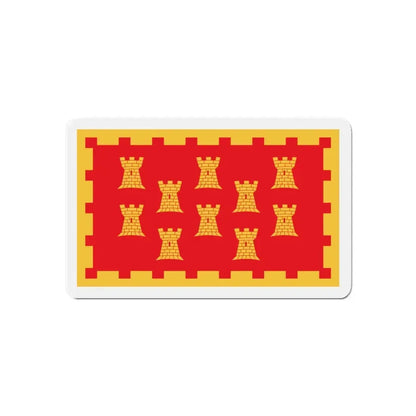 Flag of Greater Manchester UK - Refrigerator Magnet 6 Inch - The Sticker Space
