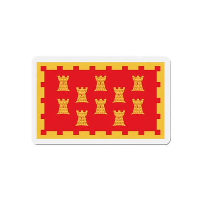 Flag of Greater Manchester UK - Refrigerator Magnet - The Sticker Space