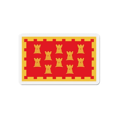 Flag of Greater Manchester UK - Refrigerator Magnet - The Sticker Space