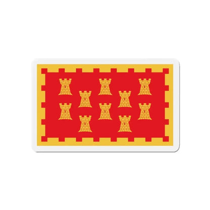 Flag of Greater Manchester UK - Refrigerator Magnet - The Sticker Space